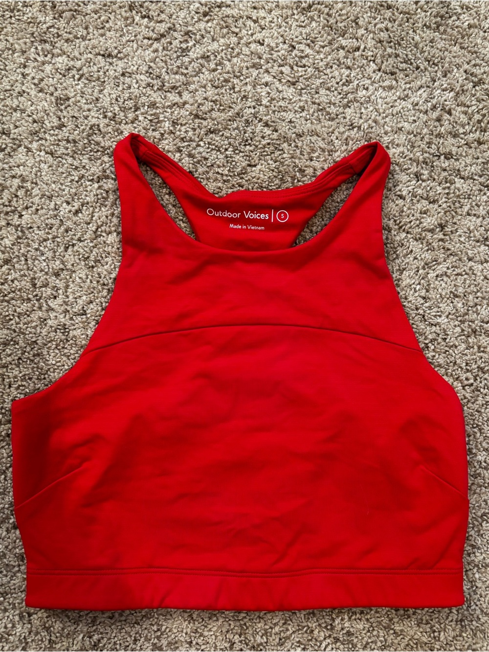 EUC!! Outdoor Voices Techsweat crop top. Small.
